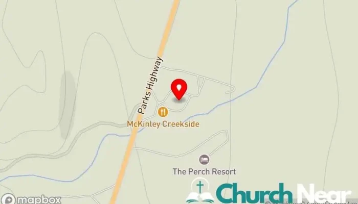 Mckinley Creekside Cabins Cafe Bakery Map - Denali National Park and Preserve