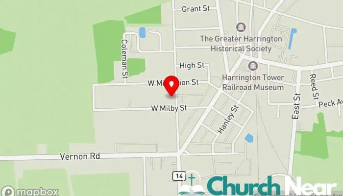 Metropolitan United Methodist Church -  Map - Harrington
