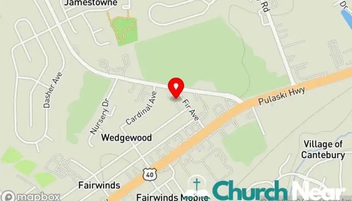 map of New church of redemption Association / Organization in Bear
