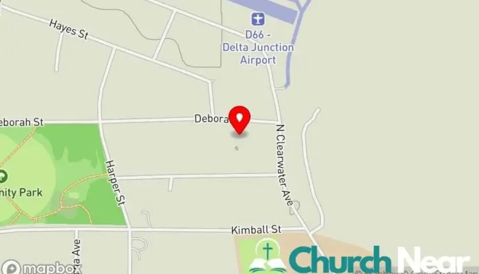 Our Lady -  Sorrows Catholic Church Map - Delta Junction
