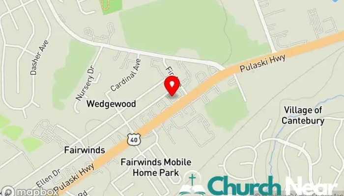 map of Presbyterian Church of Ghana, Covenant Congregation - Delaware Church in Bear