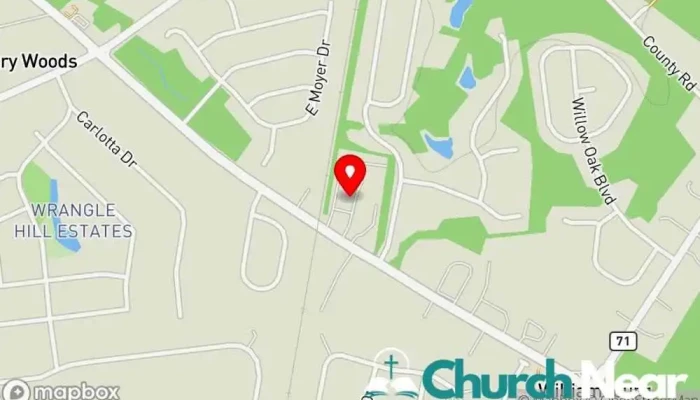 map of Ready Church Church in Bear