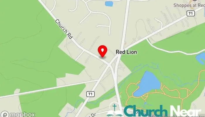 map of Red Lion United Methodist Church United Methodist church in Bear