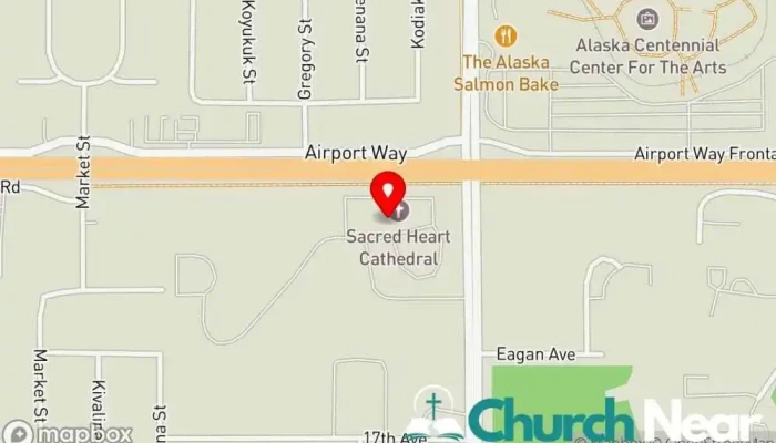 Sacred Heart Cathedral -  Map - Fairbanks
