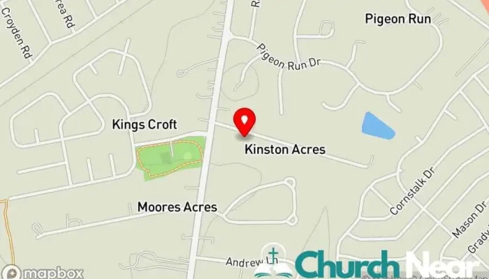 map of Saint Johns Lutheran Church Church in Bear