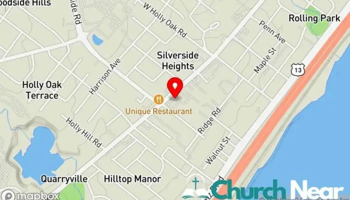 map of Saints Peter and Paul Ukrainian Orthodox Church of the USA Orthodox church in Wilmington