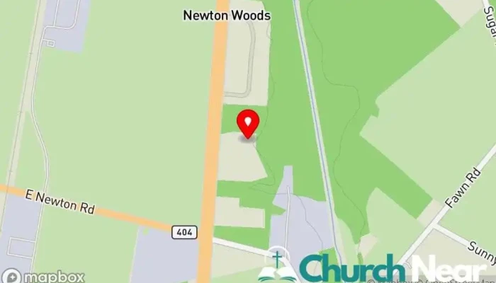 map of Shalom Maranatha Christian church in Bridgeville