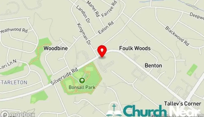 map of Silverside Church Church in Wilmington