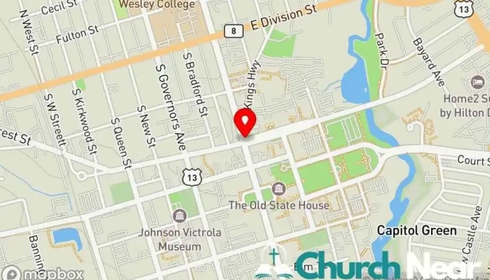 map of Smiley C L Church in Dover