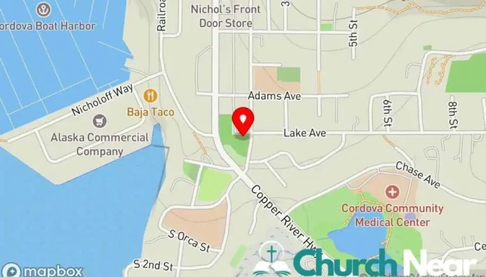 St Georges Episcopal Church Map - Cordova