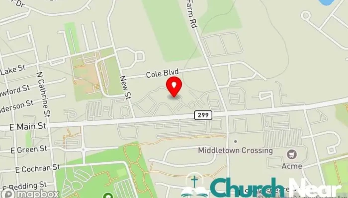 St Joseph Parish Map - Middletown
