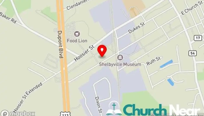 St Martins In The Field Episcopal Church Map - Selbyville