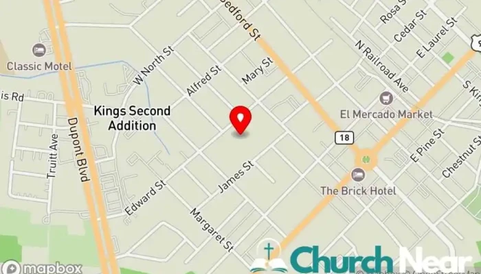 St Michael The Archangel Mary Mother Of Peace Map - Georgetown