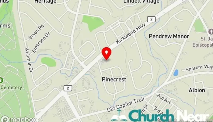 map of St. Michael the Archangel Orthodox Church Eastern Orthodox Church in Wilmington