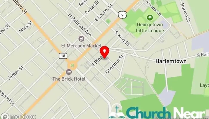 St Pauls Episcopal Church Map - Georgetown