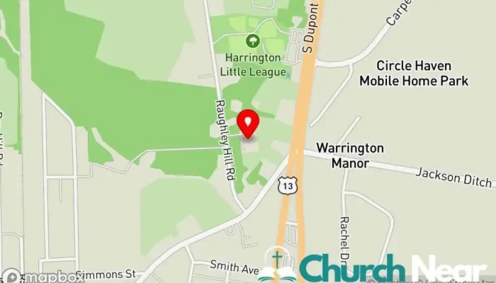 St Stephens Episcopal Church Map - Harrington
