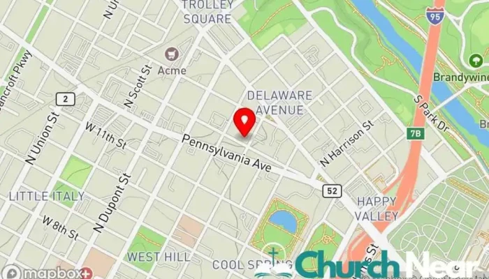 St Stephens Lutheran Church Map - Wilmington