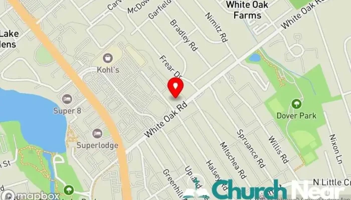 map of Temple of Deliverance Church in Dover