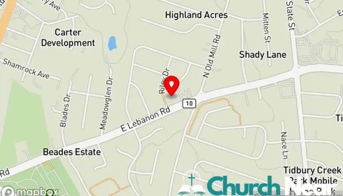 The Church Of Jesus Christ Of Latter -  Day Saints Map - Dover