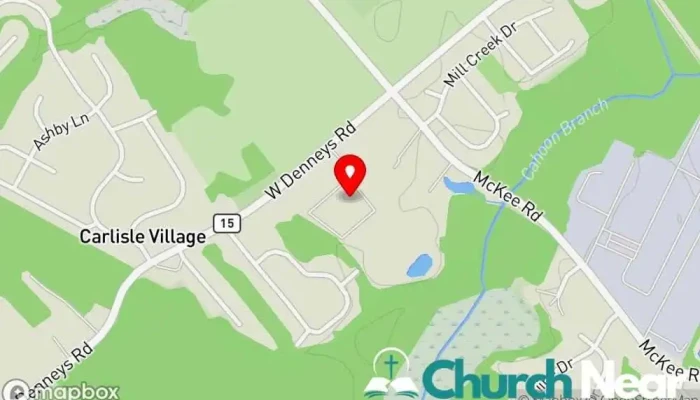 map of The Pentecostals of Dover Pentecostal church in Dover