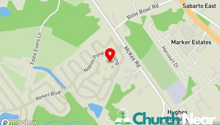 map of The Potter's House Church in Dover