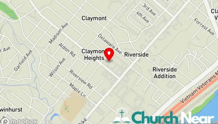 map of The Tabernacle Shalom Worship Center Place of worship, Religious organization in Claymont
