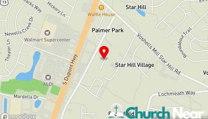 map of Thomas Daniel Church, Professional services in Dover