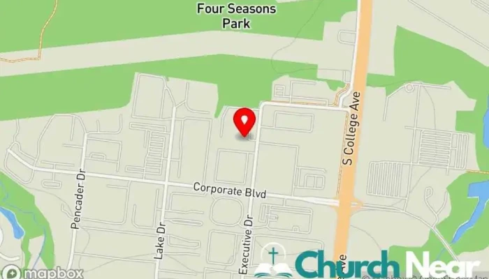 map of True Life Church Non-denominational church in Newark
