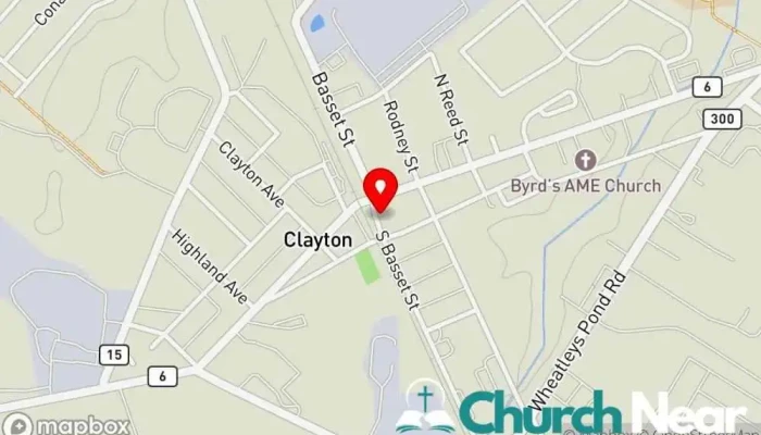 map of Understanding Life Center Church in Clayton