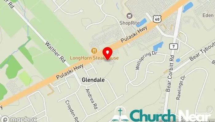 map of Victorious Life Church Church in Bear