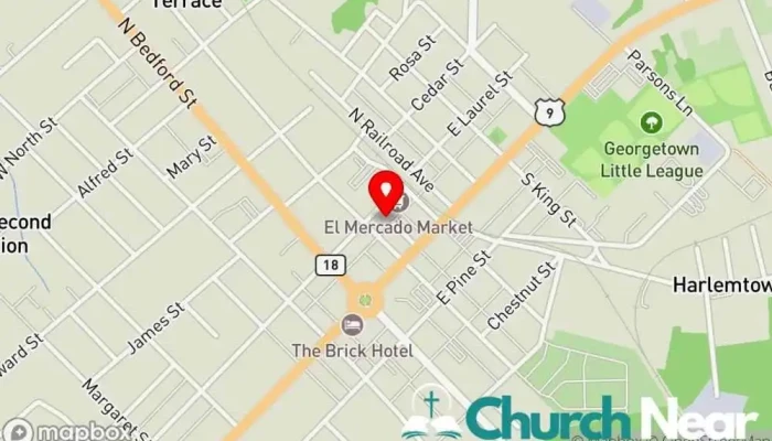 Wesley United Methodist Church -  Map - Georgetown