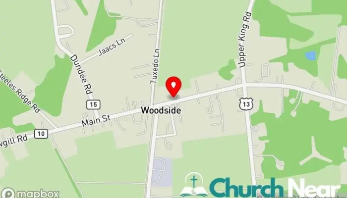 Woodside United Methodist Church -  Map - Woodside
