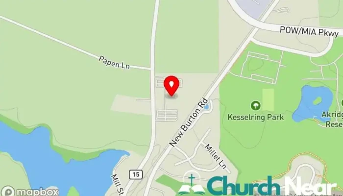 map of Wyoming United Methodist Church Methodist church in Dover